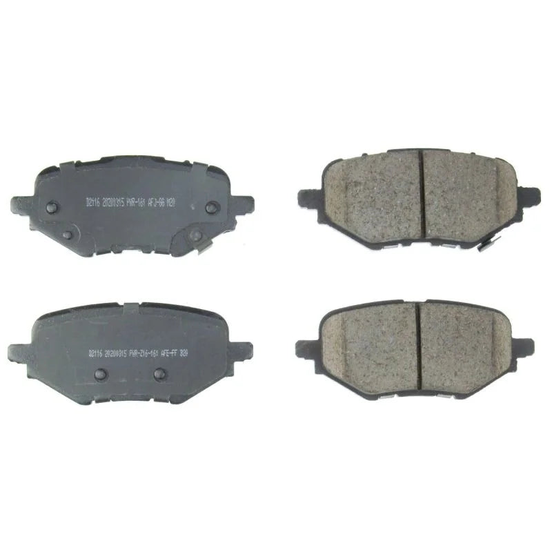 PowerStop Z16 Evolution Ceramic Brake Pads fits 2017-2021 Honda Clarity - Main Product View