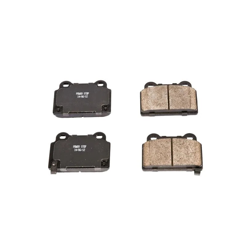 PowerStop Z16 Evolution Ceramic Rear Brake Pads fits Mitsubishi Lancer / 2008 2010-2015 Mitsubishi Lancer Evolution GSR / ...