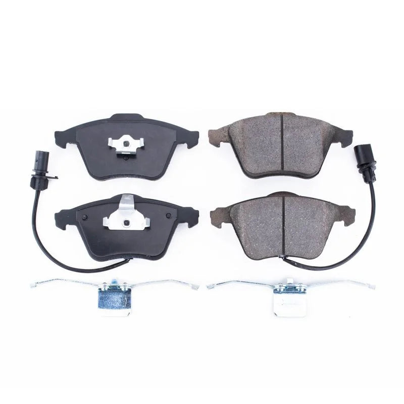 PowerStop Z17 Ceramic Brake Pads w/Hardware Front fits 2005-2009 Audi A4 / 2005-2009 Audi A4 Quattro / 2002-2011 Audi A6 /...