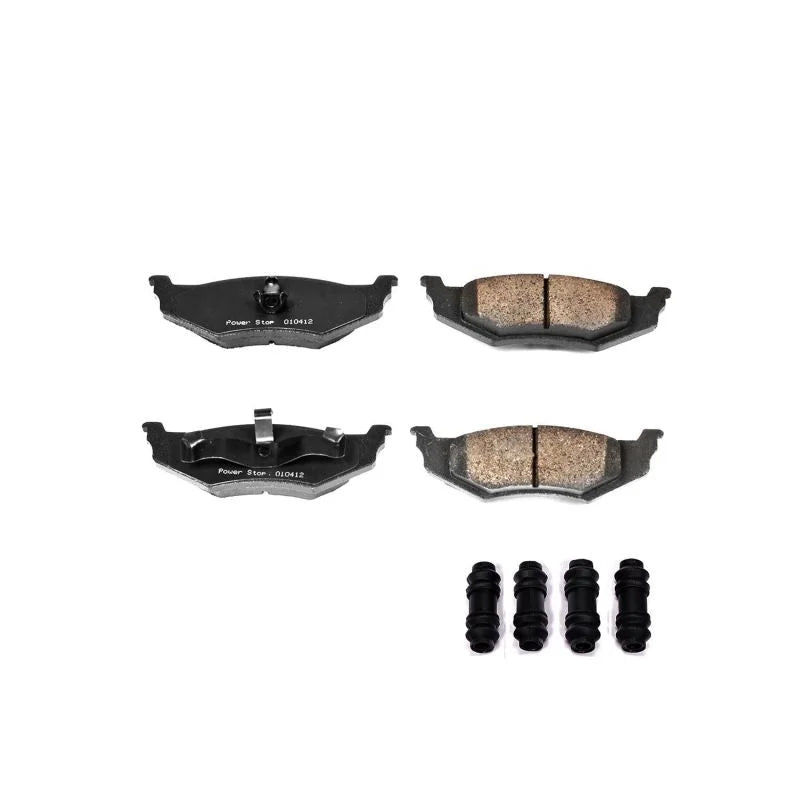 PowerStop Z17 Ceramic Brake Pads w/Hardware Rear fits 1999-2004 Chrysler 300M / 1995-2000 Chrysler Cirrus / 1995-2004 Chry...