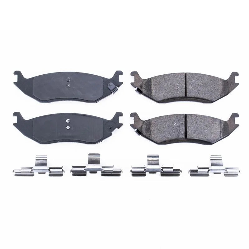 PowerStop Z17 Ceramic Brake Pads w/Hardware fits 2007-2009 Chrysler Aspen LIMITED / 2006-2008 Dodge DURANGO Adventurer / 2...