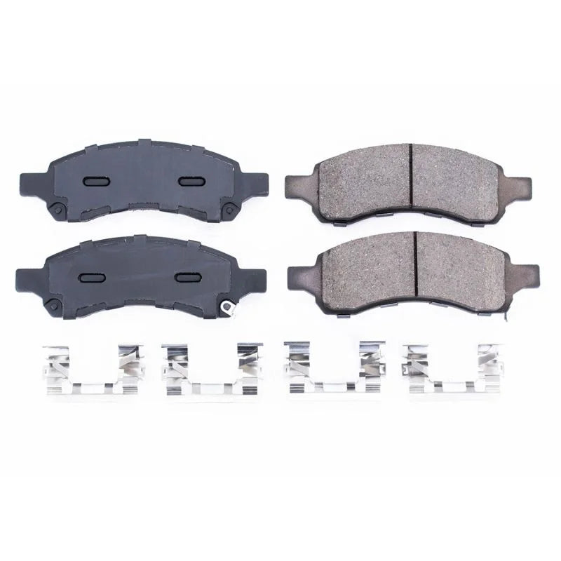 PowerStop Z17 Ceramic Front Brake Pads w/Hardware fits 2012 2013 Buick Enclave / 2008-2011 Buick Enclave CX / 2014-2017 Bu...