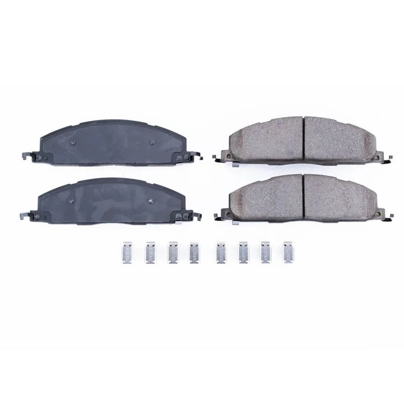 PowerStop Z17 Ceramic Rear Brake Pads w/Hardware fits Dodge Ram / 2009 2010 Dodge Ram 2500 LARAMIE / 2010 Dodge Ram 2500 T...