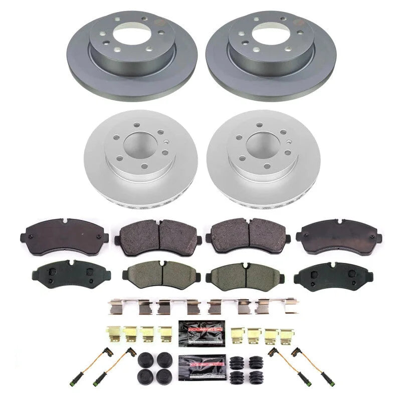 PowerStop Z17 Coated Brake Kit fits 2020-2025 Ford Explorer / 2020-2023 Ford Explorer LIMITED / 2020-2025 Ford Police Inte...