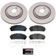 Load image into Gallery viewer, PowerStop Z17 Coated Brake Kit fits 2023 2024 Lexus RX350 / 2023 2024 Lexus RX350H / 2021-2024 Toyota Highlander / 2020-20...