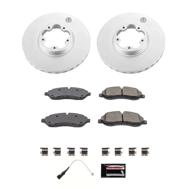 PowerStop Z17 Coated Brake Kit fits Ford Transit-350 / 2020-2024 Ford Transit-350 Hd
