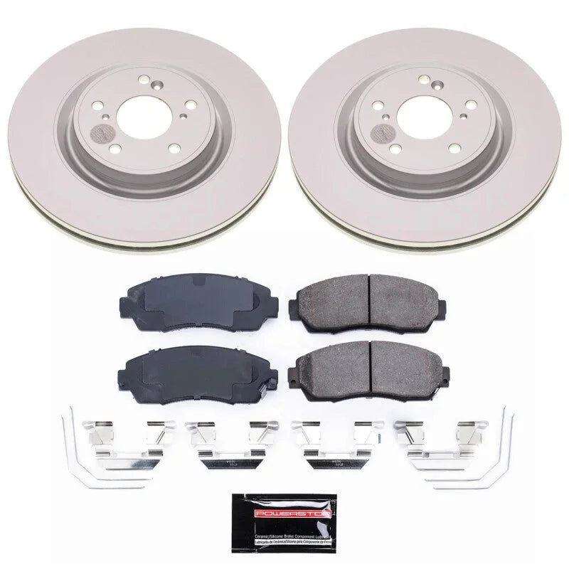 PowerStop Z17 Coated Brake Kit fits Honda CR-V / 2020-2022 Honda CR-V Hybrid EX / 2020 Honda CR-V Hybrid LX