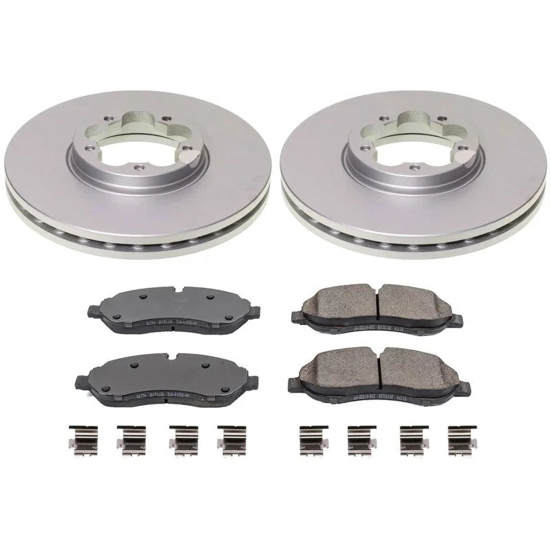 PowerStop Z17 Coated Front Brake Kit fits 2020-2021 Ford Transit-150 / 2020-2021 Ford Transit-250 / 2020-2021 Ford Transit...