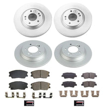 Load image into Gallery viewer, PowerStop Z17 Coated Front &amp; Rear Brake Kit fits Kia Soul / 2020 Kia Soul Gt-line Turbo / 2021-2022 Kia Soul Turbo