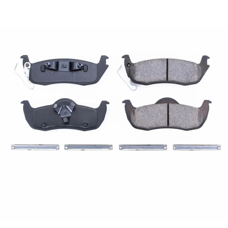 PowerStop Z17 Evolution Ceramic Brake Pads w/Hardware fits 2005-2010 Jeep Commander / Grand Cherokee - Main Product View