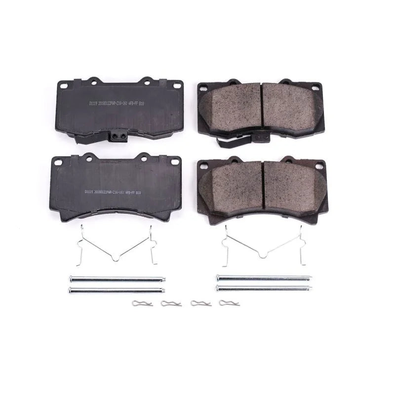 PowerStop Z17 Evolution Ceramic Brake Pads w/Hardware fits 2006-2010 Hummer H3 / H3T - Main Product View
