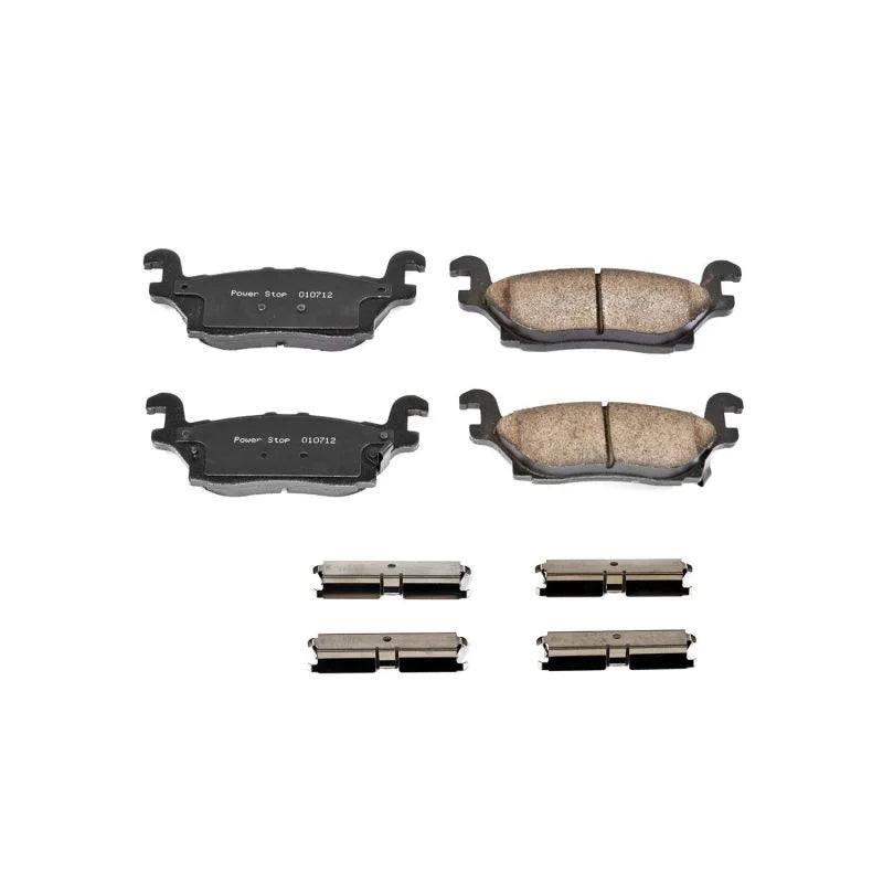PowerStop Z17 Evolution Ceramic Brake Pads w/Hardware fits 2006-2010 Hummer H3 / H3T - Main Product View