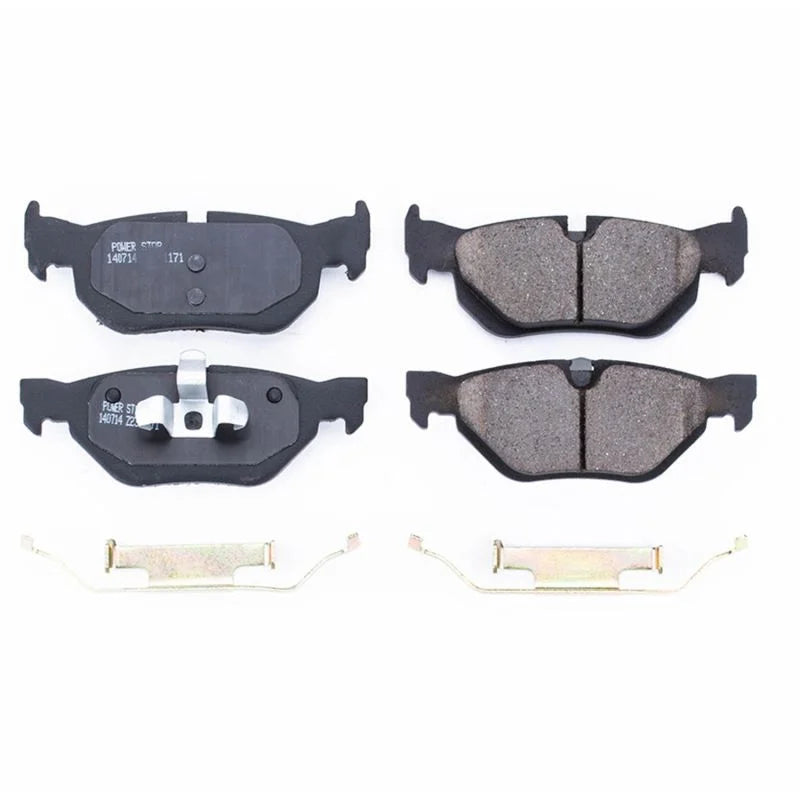PowerStop Z17 Evolution Ceramic Brake Pads w/Hardware fits 2007-2009 BMW 323I / 2006 BMW 325XI - Main Product View