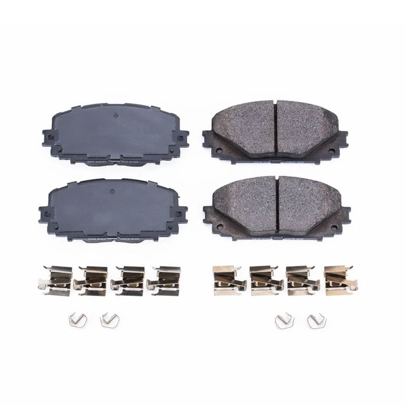 PowerStop Z17 Evolution Ceramic Brake Pads w/Hardware fits 2012-2018 Toyota Yaris SE - Main Product View