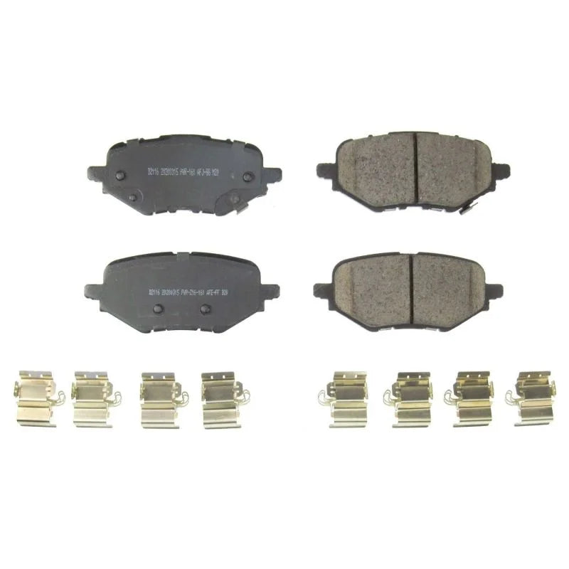 PowerStop Z17 Evolution Ceramic Brake Pads w/Hardware fits 2017-2021 Honda Clarity - Main Product View