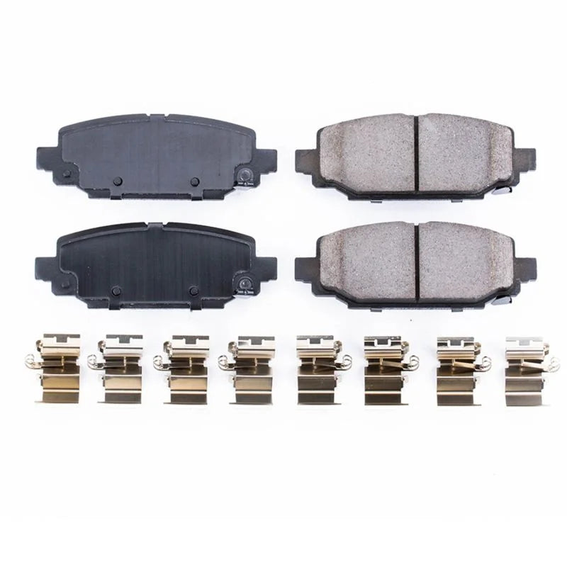 PowerStop Z17 Evolution Ceramic Brake Pads w/Hardware fits 2018-2025 Jeep Wrangler - Main Product View