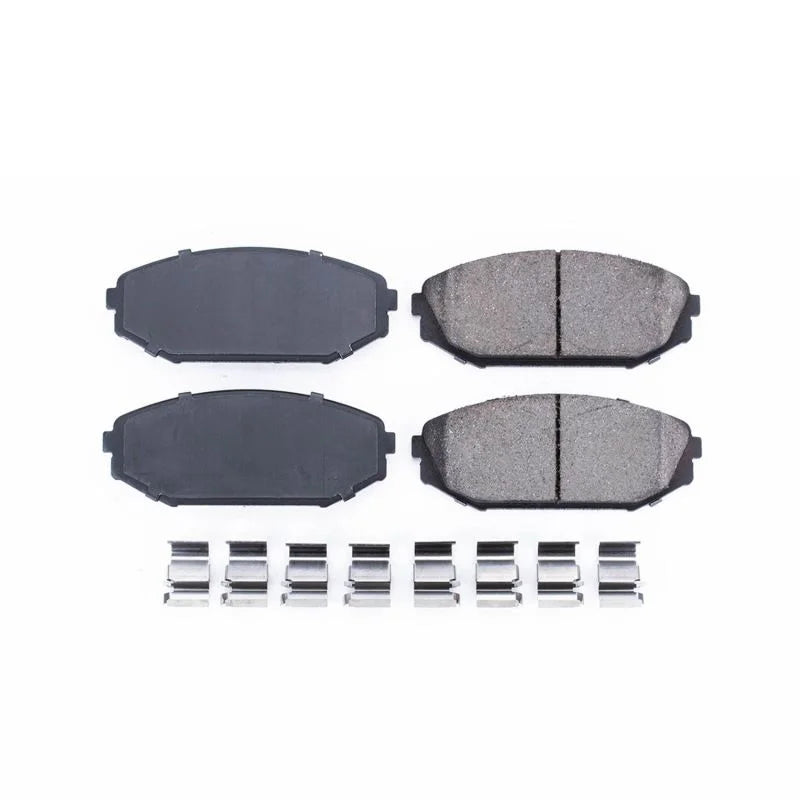 PowerStop Z17 Evolution Ceramic Brake Pads w/Hardware Front fits 2001-2002 Acura MDX / 1999-2002 Honda Odyssey CARGO / 199...