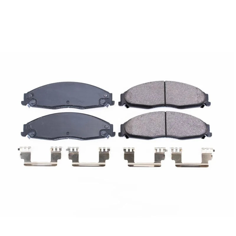 PowerStop Z17 Evolution Ceramic Brake Pads w/Hardware Front fits 2005-2008 Pontiac Grand Prix GXP - Main Product View