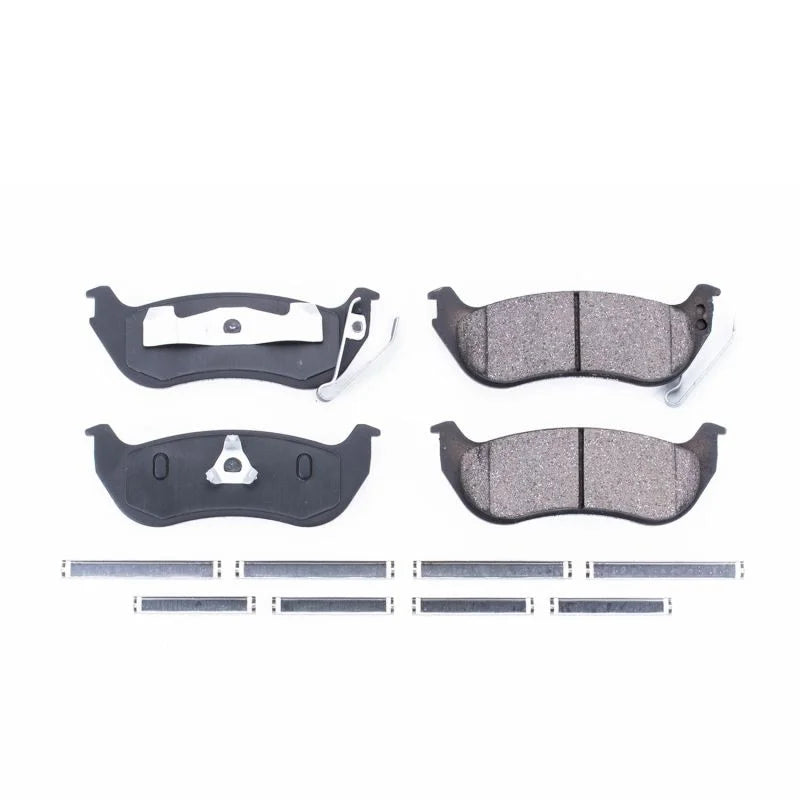 PowerStop Z17 Evolution Ceramic Brake Pads w/Hardware Rear fits 2003-2007 Jeep Liberty / 2003-2007 Jeep Wrangler - Main Pr...
