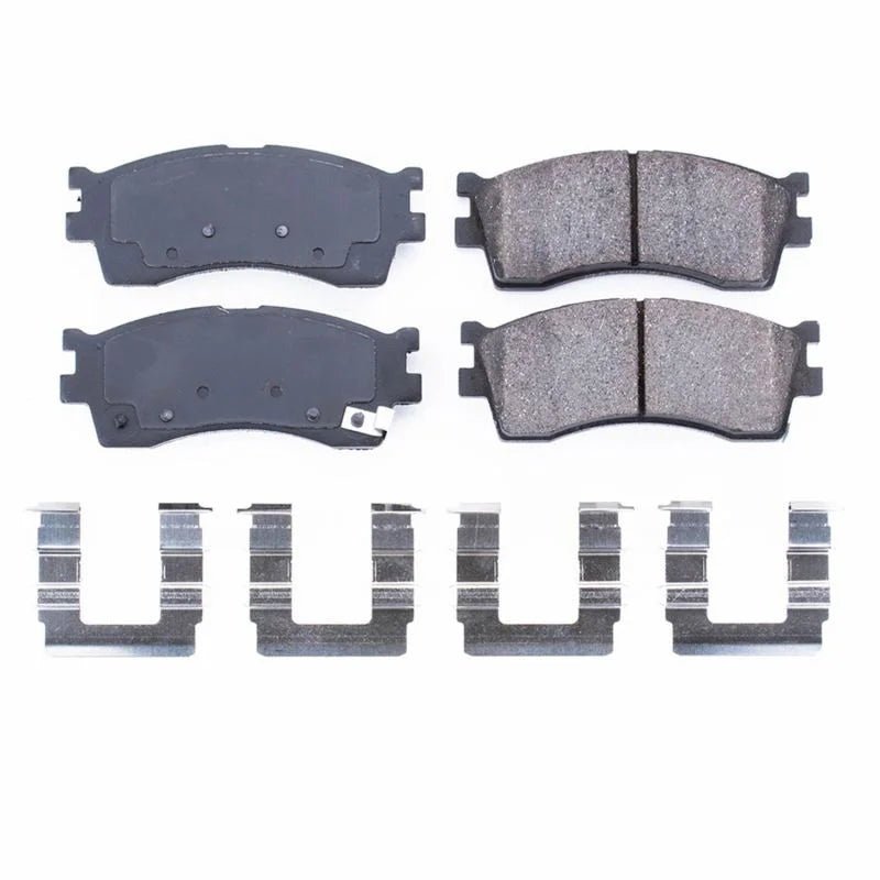 PowerStop Z17 Evolution Ceramic Front Brake Pads w/Hardware fits 2002-2005 Kia RIO / 2001 Kia Sephia / 2000-2004 Kia Spectra