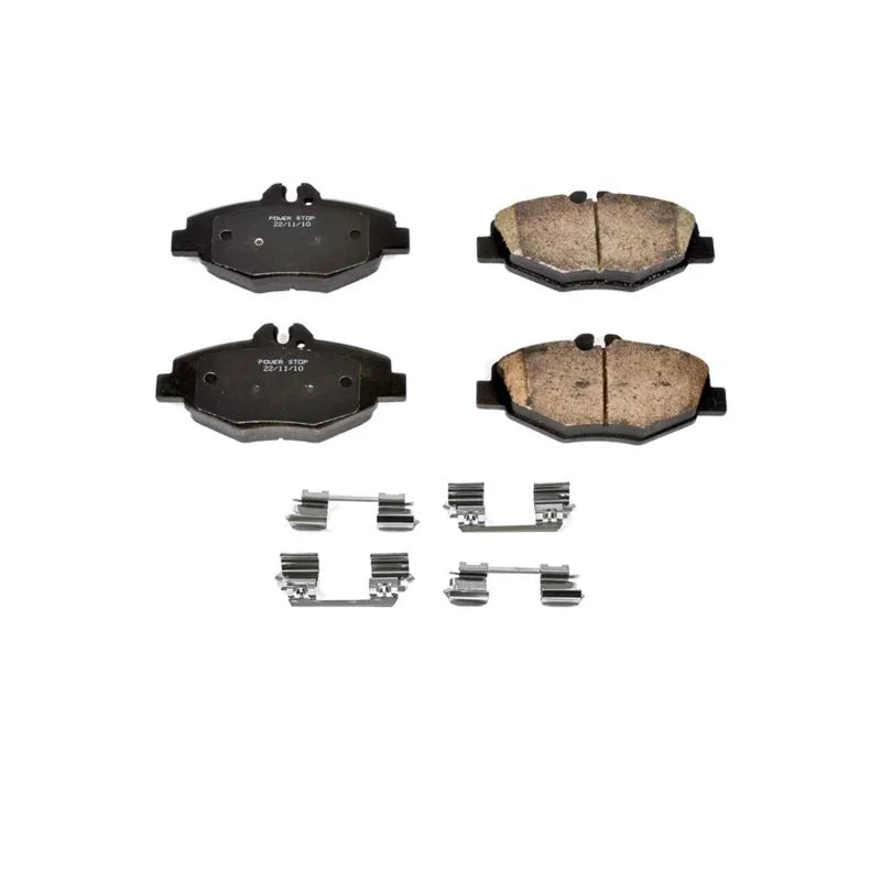 PowerStop Z17 Evolution Ceramic Front Brake Pads w/Hardware fits 2003-2009 Mercedes-Benz E320 / E350 - Main Product View