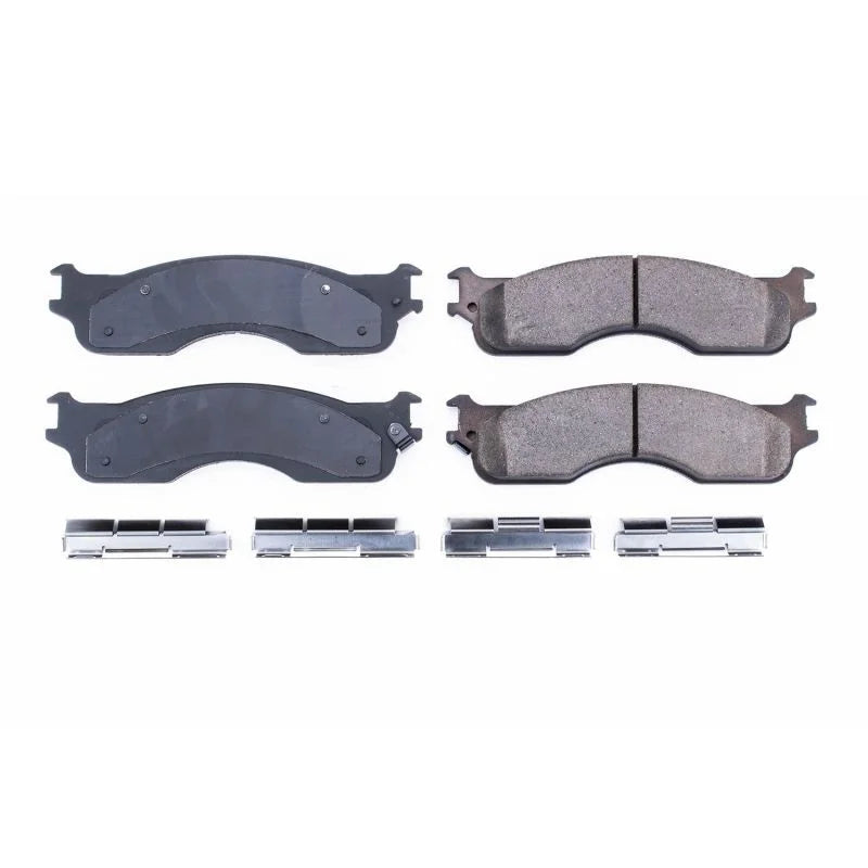PowerStop Z17 Evolution Ceramic Front Brake Pads w/Hardware fits 2004 Dodge Ram 1500 SRT-10 - Main Product View