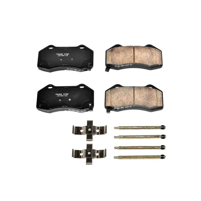 PowerStop Z17 Evolution Ceramic Front Brake Pads w/Hardware fits 2008-2010 Chevrolet Cobalt / HHR - Main Product View
