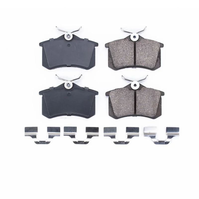 PowerStop Z17 Evolution Ceramic Rear Brake Pads w/Hardware fits 1984-2019 Audi / Volkswagen - Main Product View