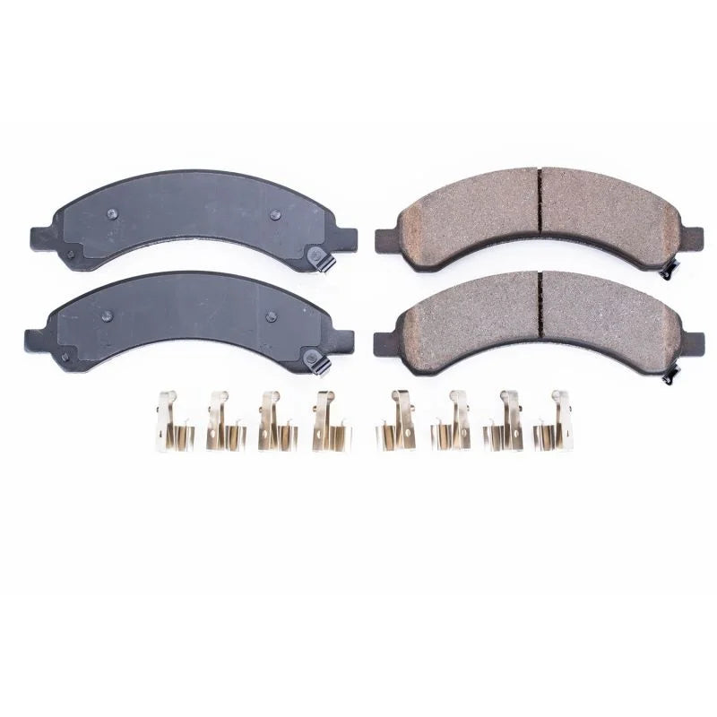 PowerStop Z17 Evolution Ceramic Rear Brake Pads w/Hardware fits 2003-2008 Chevrolet Express 3500 / 2006-2008 Chevrolet Exp...
