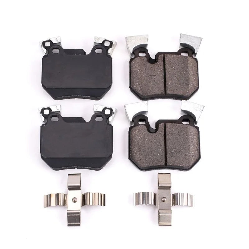 PowerStop Z17 Evolution Ceramic Rear Brake Pads w/Hardware fits 2008-2013 BMW 135I / 2013 BMW 135IS - Main Product View