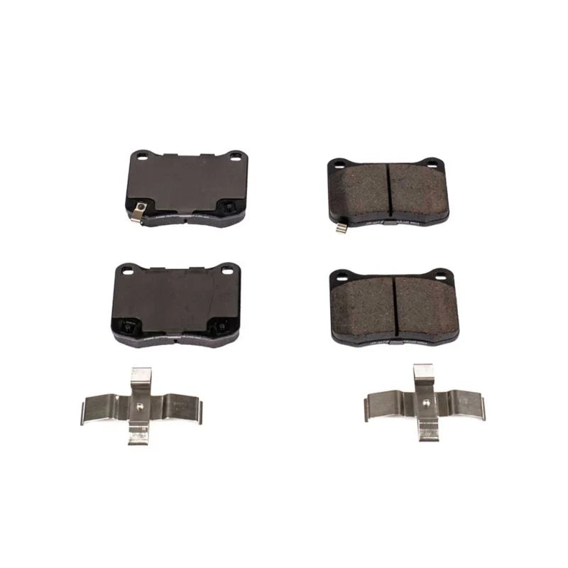 PowerStop Z17 Evolution Ceramic Rear Brake Pads w/Hardware fits Lexus IS / 2008-2014 Lexus IS F - Main Product View