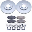 Load image into Gallery viewer, PowerStop Z17 Evolution Geomet Coated Brake Kit Front fits 1999-2004 Acura RL Premium - Main Product View