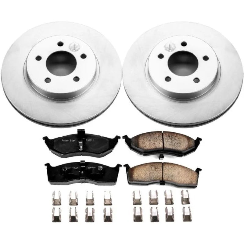 PowerStop Z17 Evolution Geomet Coated Brake Kit Front fits 1999-2004 Chrysler 300M / LHS - Main Product View
