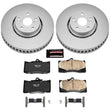 Load image into Gallery viewer, PowerStop Z17 Evolution Geomet Coated Brake Kit Front fits 2007-2011 Lexus GS350 - Main Product View