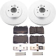 Load image into Gallery viewer, PowerStop Z17 Evolution Geomet Coated Brake Kit Front fits 2013-2018 Cadillac ATS - Main Product View