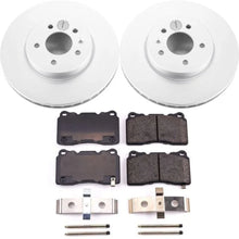 Load image into Gallery viewer, PowerStop Z17 Evolution Geomet Coated Brake Kit Front fits 2013-2018 Cadillac ATS - Main Product View