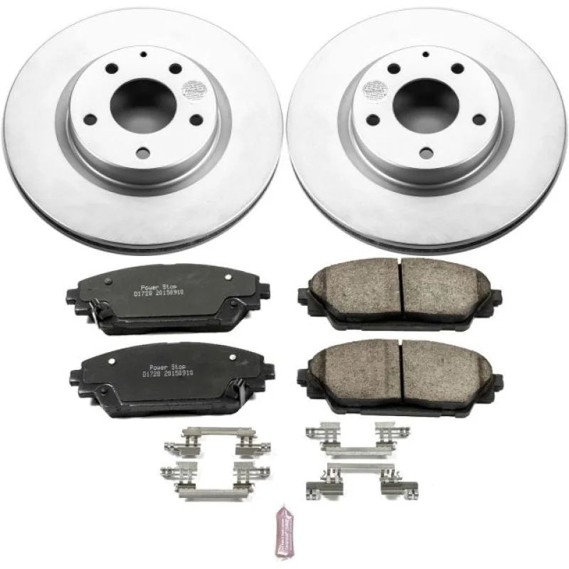PowerStop Z17 Evolution Geomet Coated Brake Kit Front fits 2014-2021 Mazda 3 / Cx-3 - Main Product View