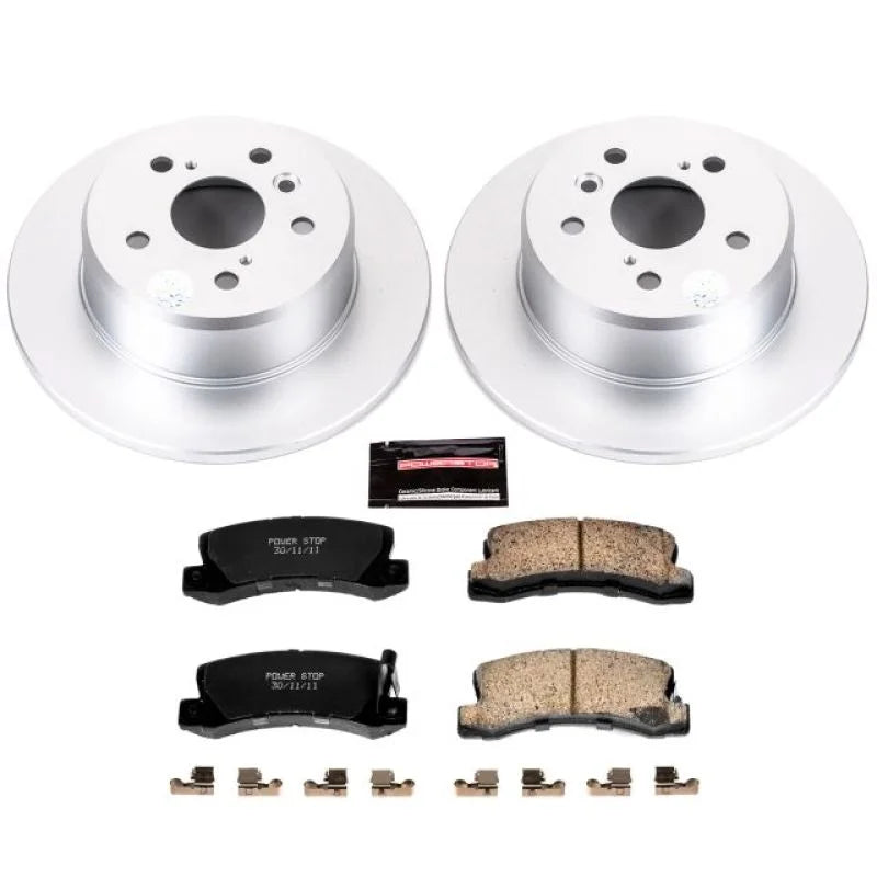 PowerStop Z17 Evolution Geomet Coated Brake Kit Rear fits 1999-2003 Lexus RX300 - Main Product View
