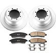 Load image into Gallery viewer, PowerStop Z17 Evolution Geomet Coated Brake Kit Rear fits 1999-2004 Ford F-350 Super Duty - Main Product View
