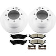 Load image into Gallery viewer, PowerStop Z17 Evolution Geomet Coated Brake Kit Rear fits 2001-2002 Dodge Ram 2500 / 2001-2002 Dodge Ram 3500 - Main Produ...