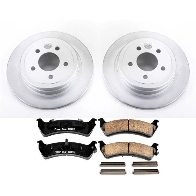 PowerStop Z17 Evolution Geomet Coated Brake Kit Rear fits 2003 Ford Explorer SPORT / 2003-2005 Ford Explorer SPORT Trac - ...