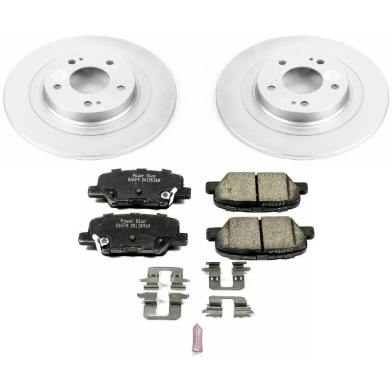 PowerStop Z17 Evolution Geomet Coated Brake Kit Rear fits 2013-2020 Mitsubishi Outlander / Outlander SPORT - Main Product ...