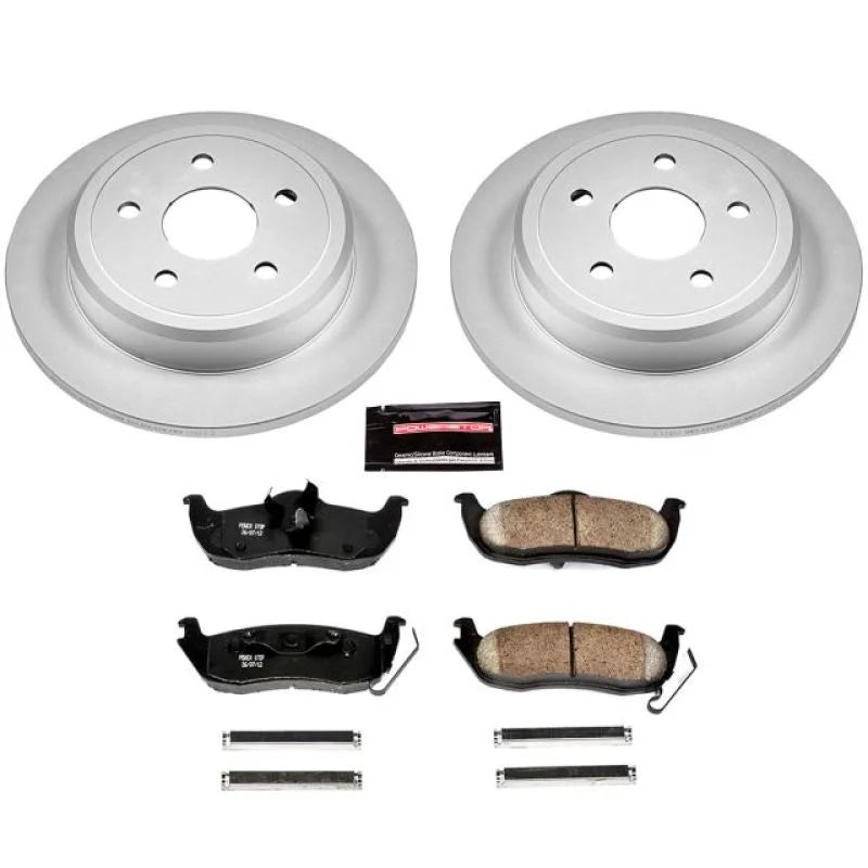 PowerStop Z17 Evolution Geomet Coated Brake Kit fits 2005-2010 Jeep Commander / Grand Cherokee - Main Product View