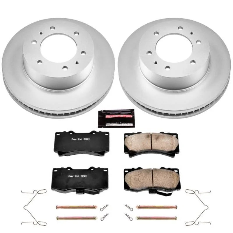 PowerStop Z17 Evolution Geomet Coated Brake Kit fits 2006-2010 Hummer H3 / H3T - Main Product View