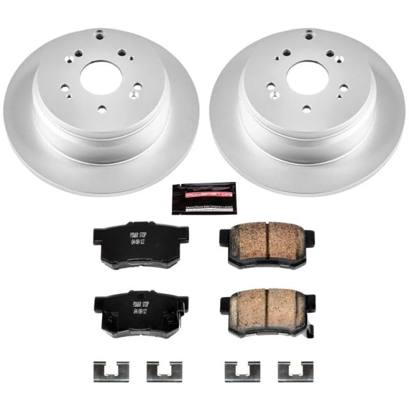 PowerStop Z17 Evolution Geomet Coated Brake Kit fits 2007-2009 Acura RDX / 2010-2012 Acura RDX Sh-awd - Main Product View