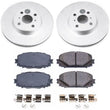 Load image into Gallery viewer, PowerStop Z17 Evolution Geomet Coated Brake Kit fits 2012-2018 Toyota Yaris SE - Main Product View