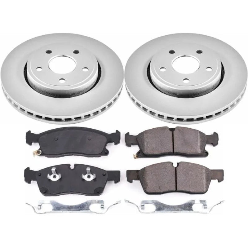 PowerStop Z17 Evolution Geomet Coated Brake Kit fits 2017-2020 Jeep Grand / Grand Cherokee - Main Product View