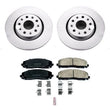 Load image into Gallery viewer, PowerStop Z17 Evolution Geomet Coated Brake Kit fits 2018-2023 Jeep Gladiator / Wrangler - Main Product View