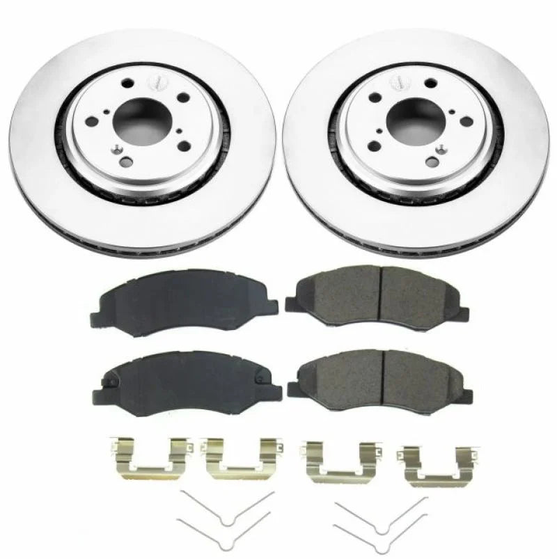 PowerStop Z17 Evolution Geomet Coated Brake Kit fits 2018-2025 Honda Odyssey - Main Product View