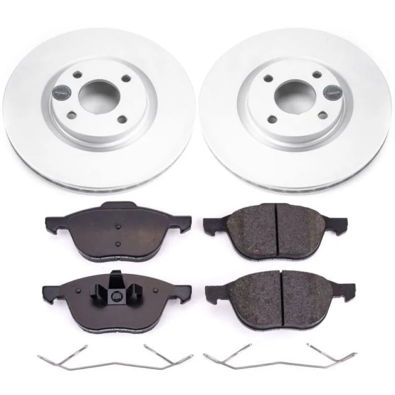 PowerStop Z17 Evolution Geomet Coated Brake Kit fits Ford Ecosport / 2018-2022 Ford Ecosport S - Main Product View
